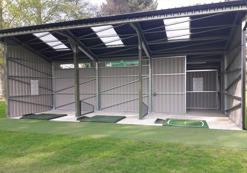 golf driving range building